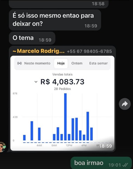 Depoimento sobre 40k de faturamento