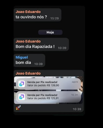 João Eduardo - Vendas por Pix